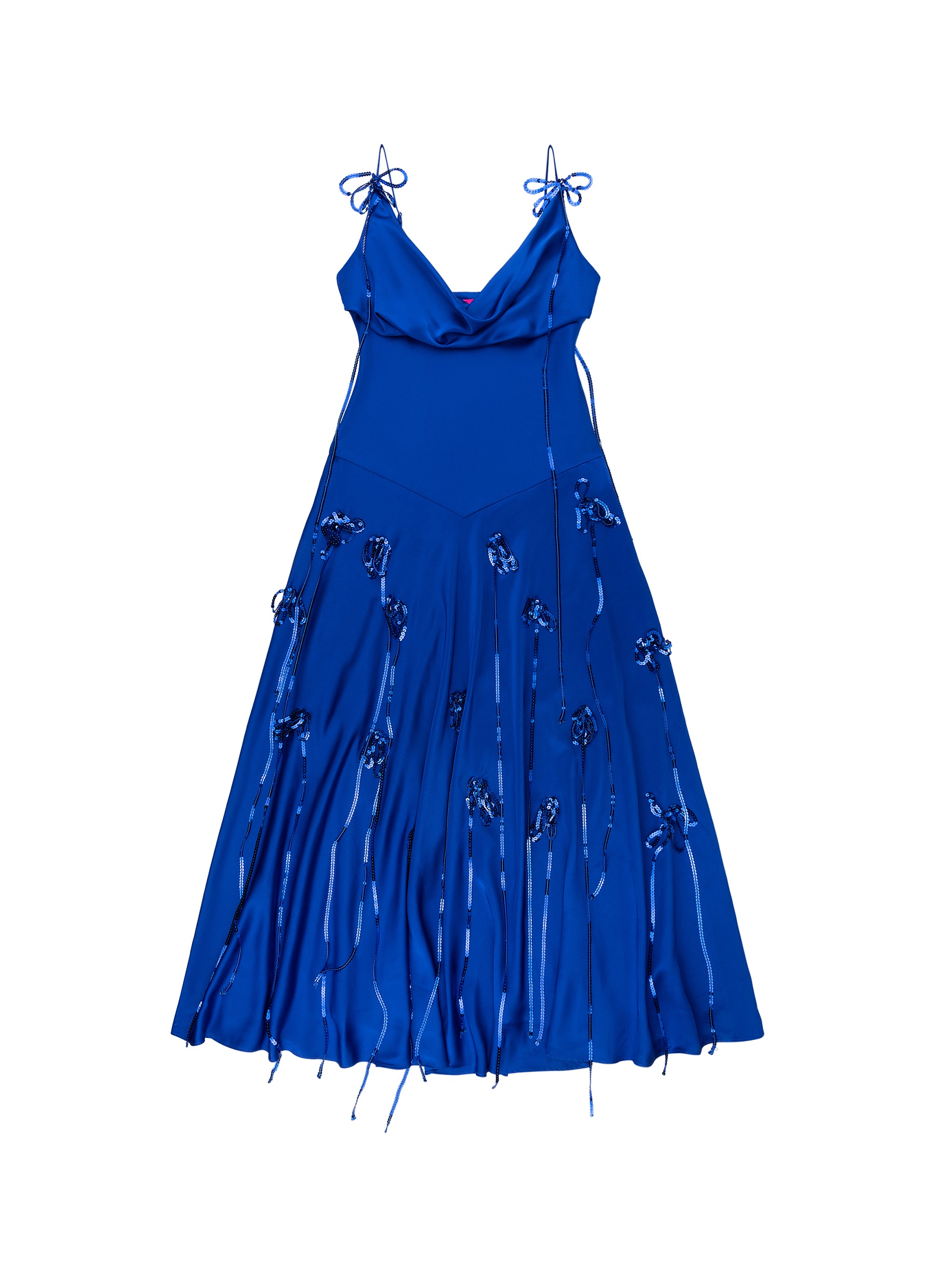 Cobalt Blue Slip Dress Tyler McGillivary Riviera Dress in Cobalt OMNES Cobalt Blue Slip Dress Tyler McGillivary Riviera Dress in Cobalt OMNES