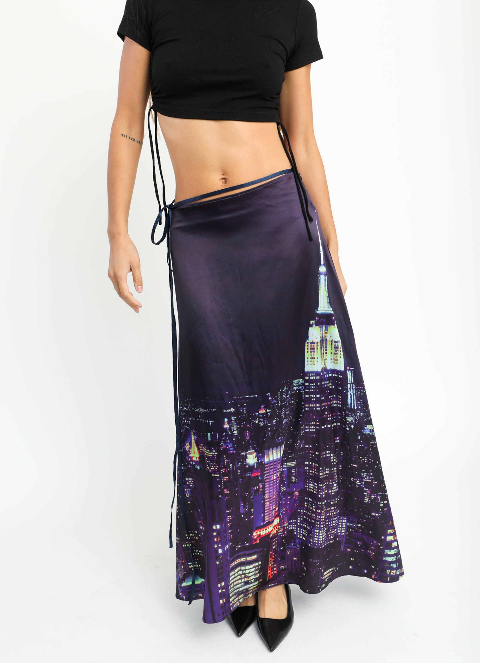 Cityscape Skirt Runway Skirt