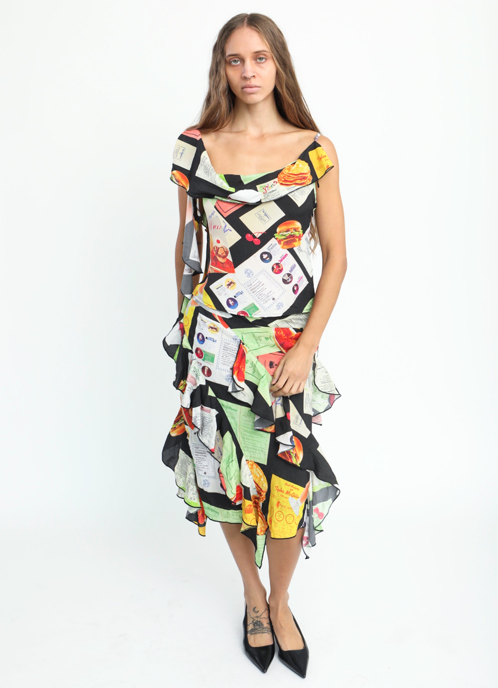 Menu Skirt Runway Sample