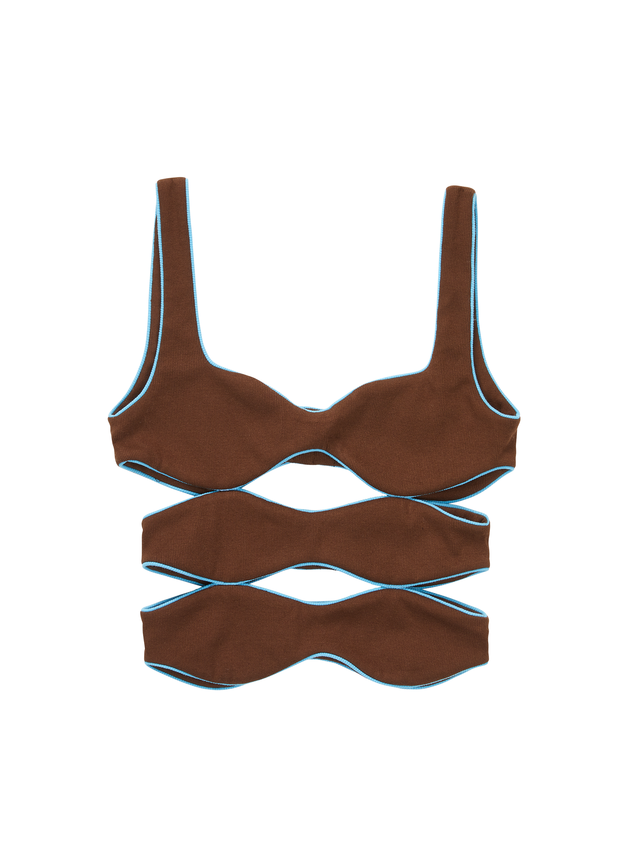 Brown/Light Blue