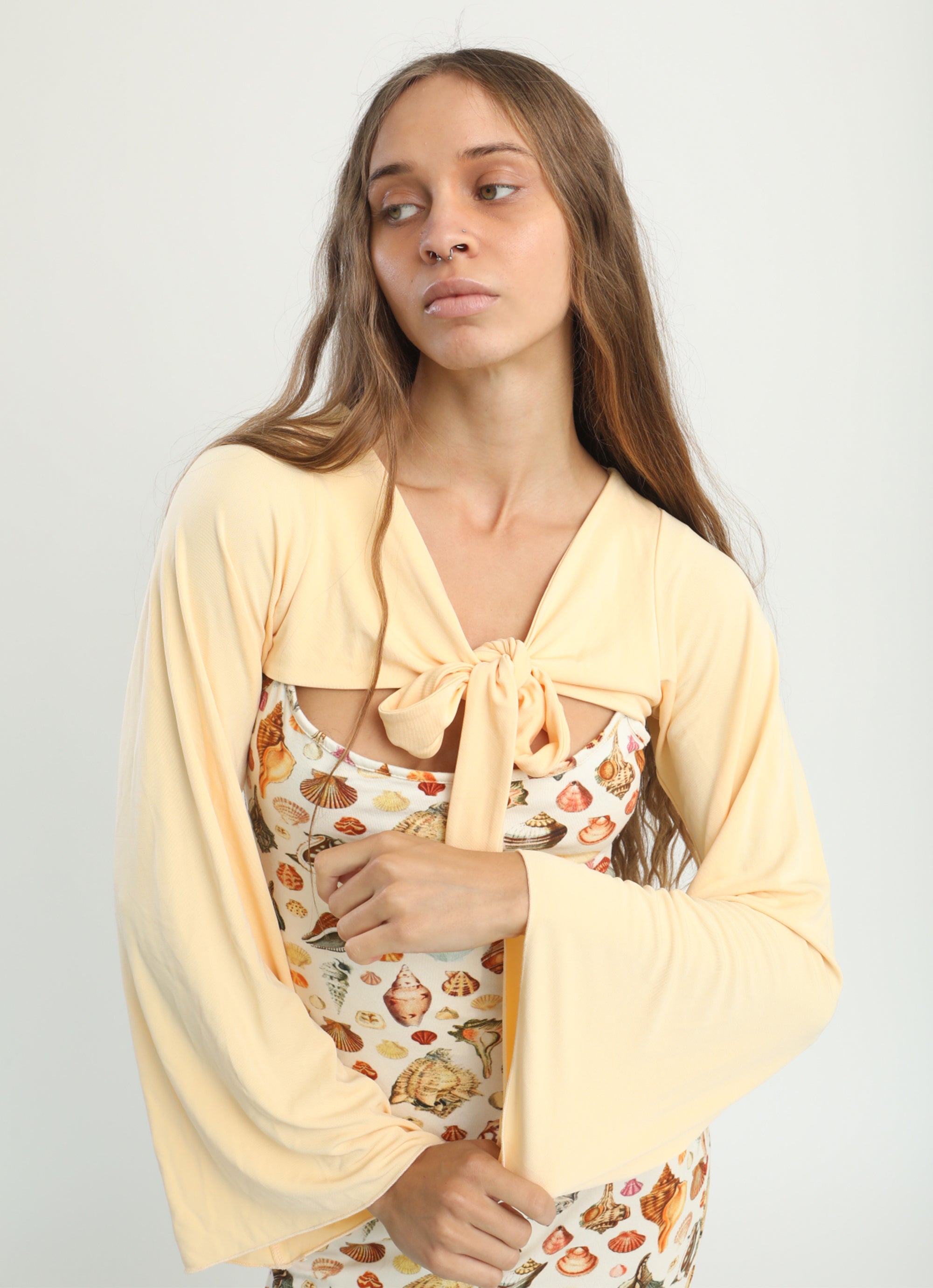 Sailor Knot Shrug Runway Sample