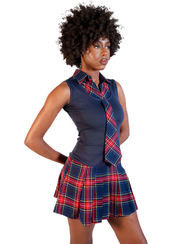 Navy Plaid